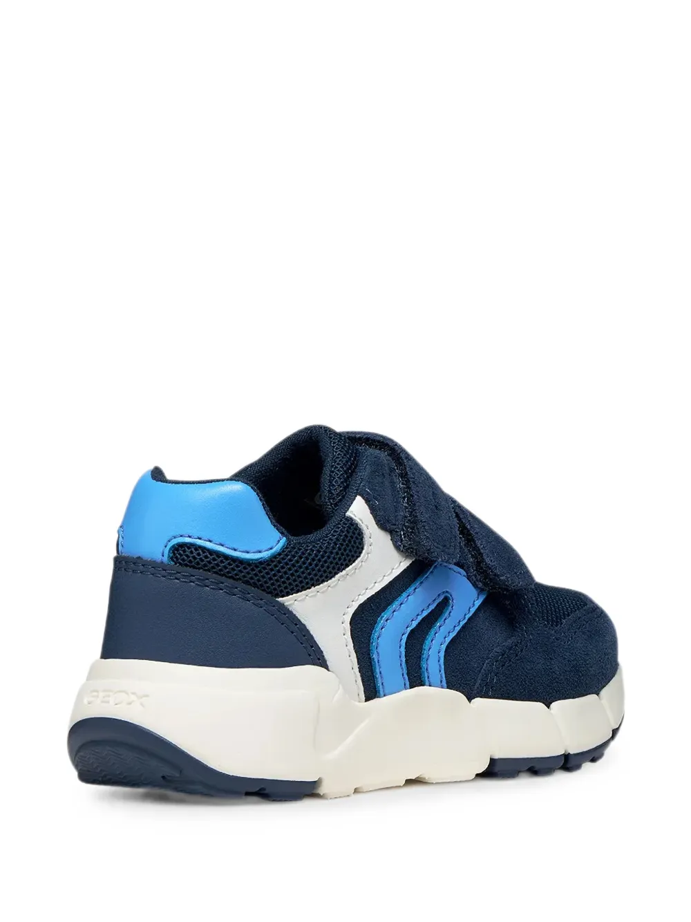 Geox Kids Flexyper touch-strap mesh sneakers Blauw