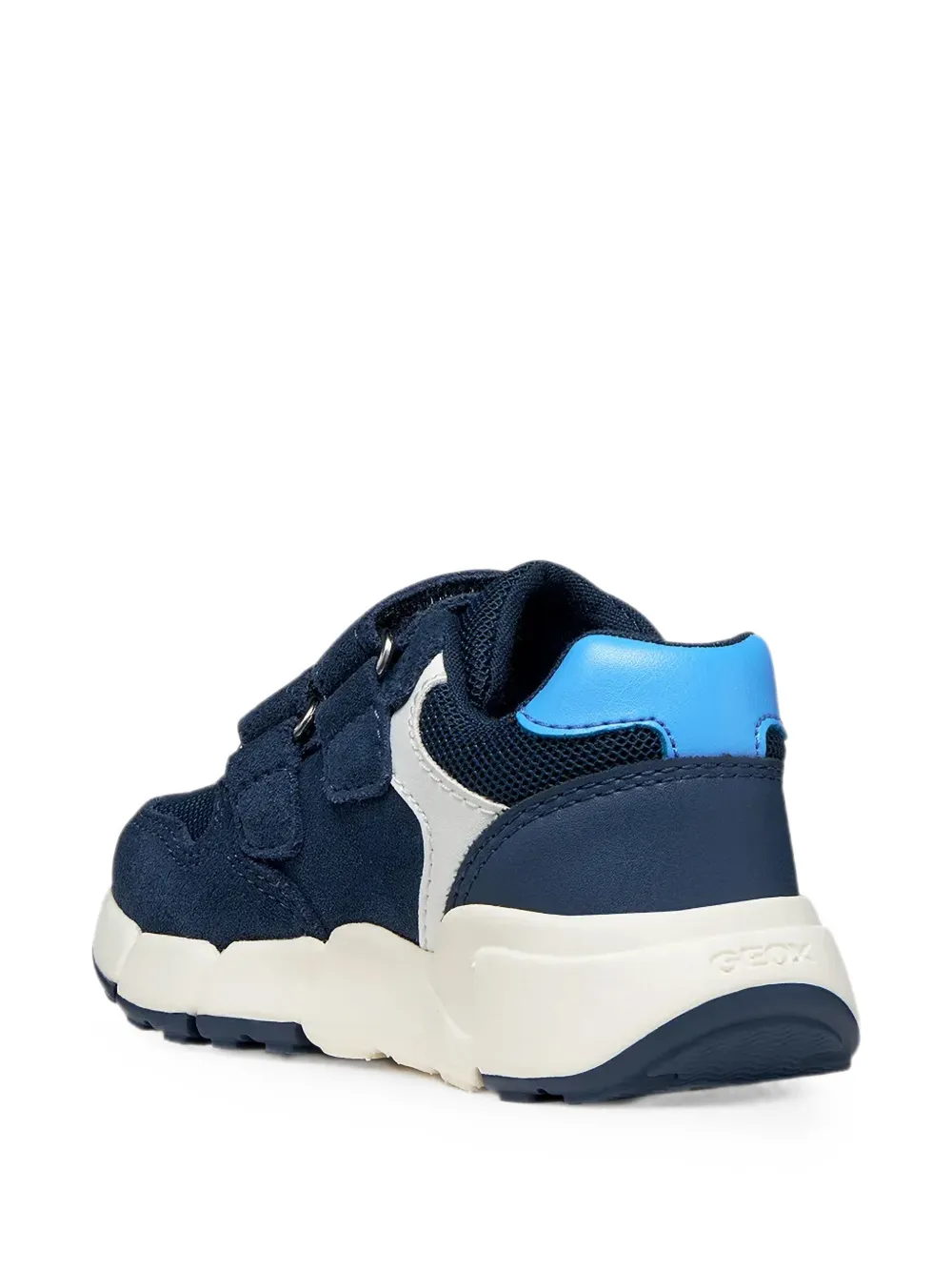 Geox Kids Flexyper touch-strap mesh sneakers Blauw
