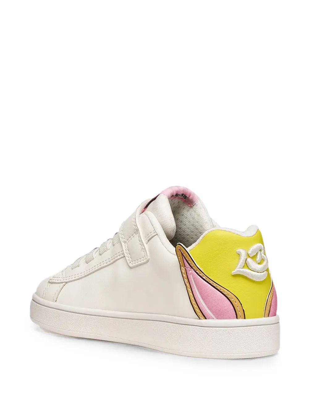 Geox Kids x Looney Tunes Eclipper touch-strap sneakers Wit