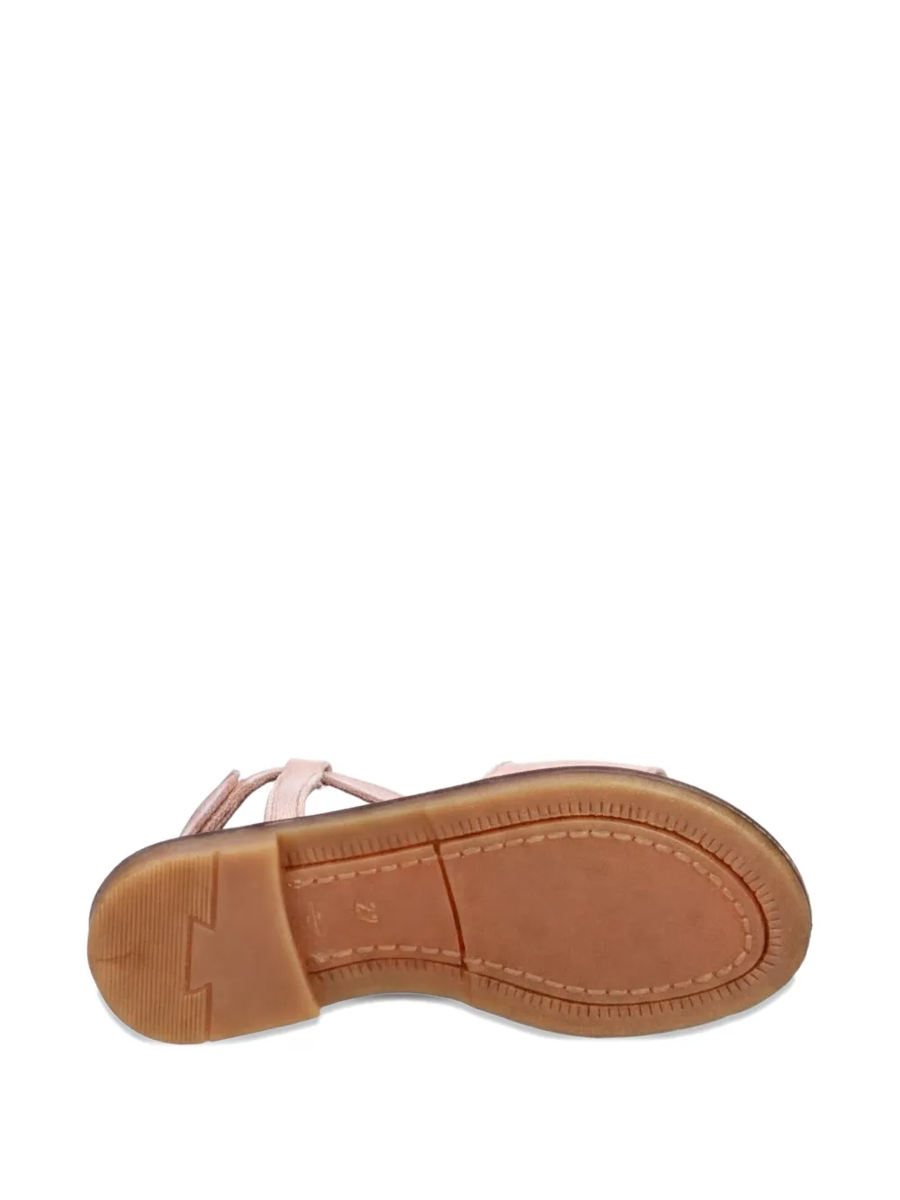 Elisabetta Franchi La Mia Bambina Sandalen met logoplakkaat Roze