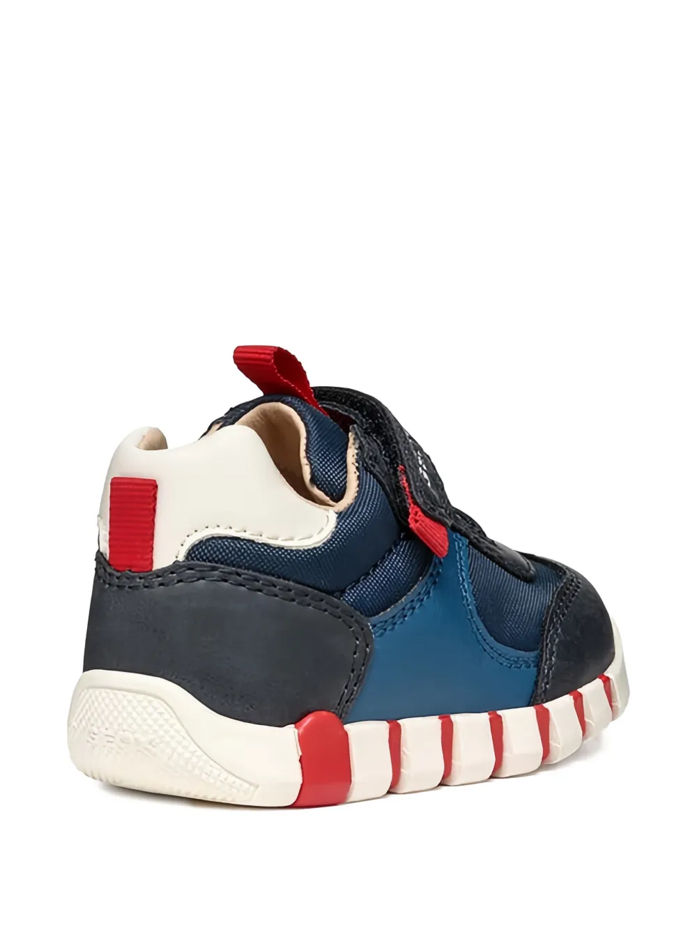 Geox Kids touch-strap low sneakers Blauw