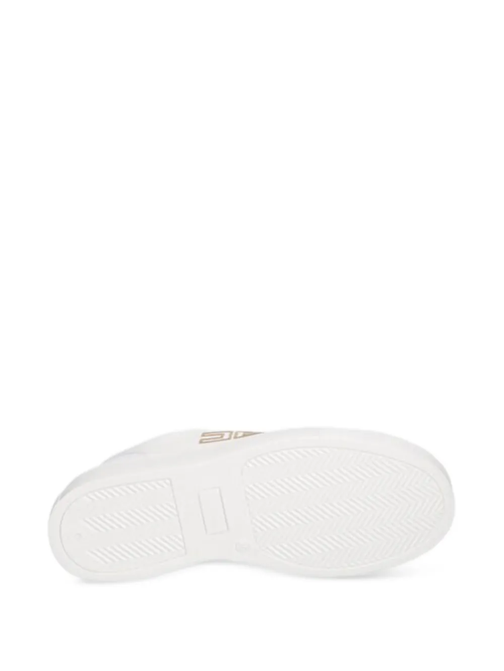 Elisabetta Franchi La Mia Bambina Sneakers met logo Wit