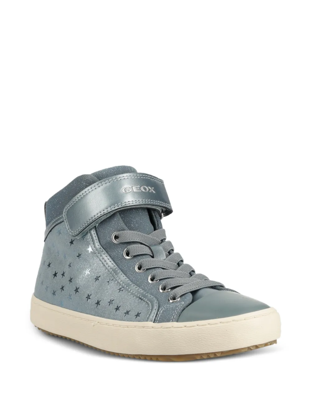 Geox Kids star-pattern sneakers - Blu