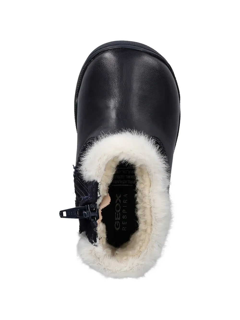 Geox Kids Snowboots met afwerking van bont Blauw