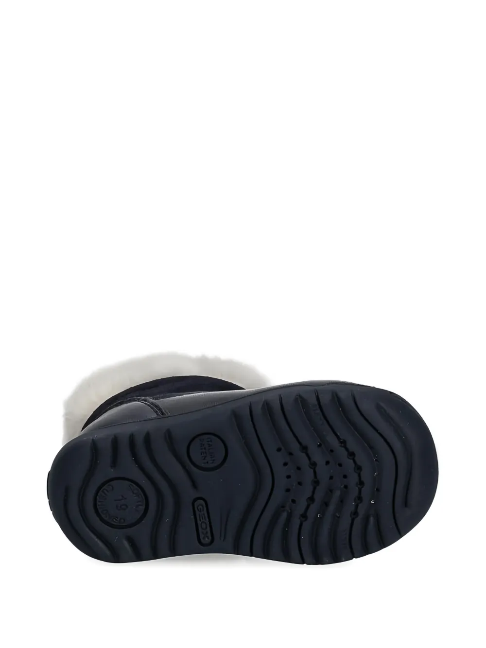 Geox Kids Snowboots met afwerking van bont Blauw