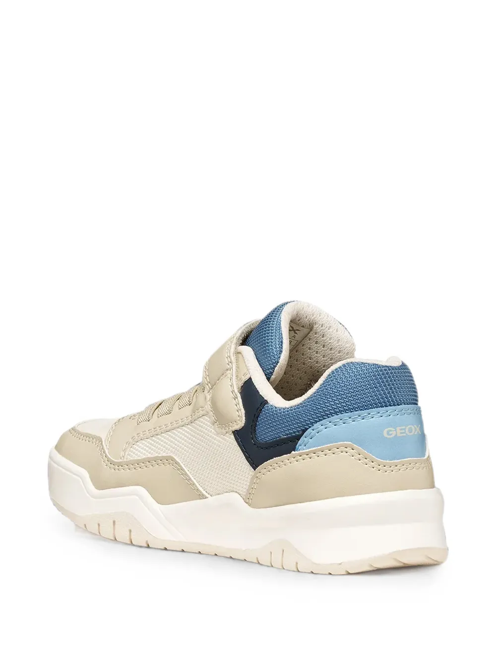 Geox Kids Perth sneakers met klittenband Beige