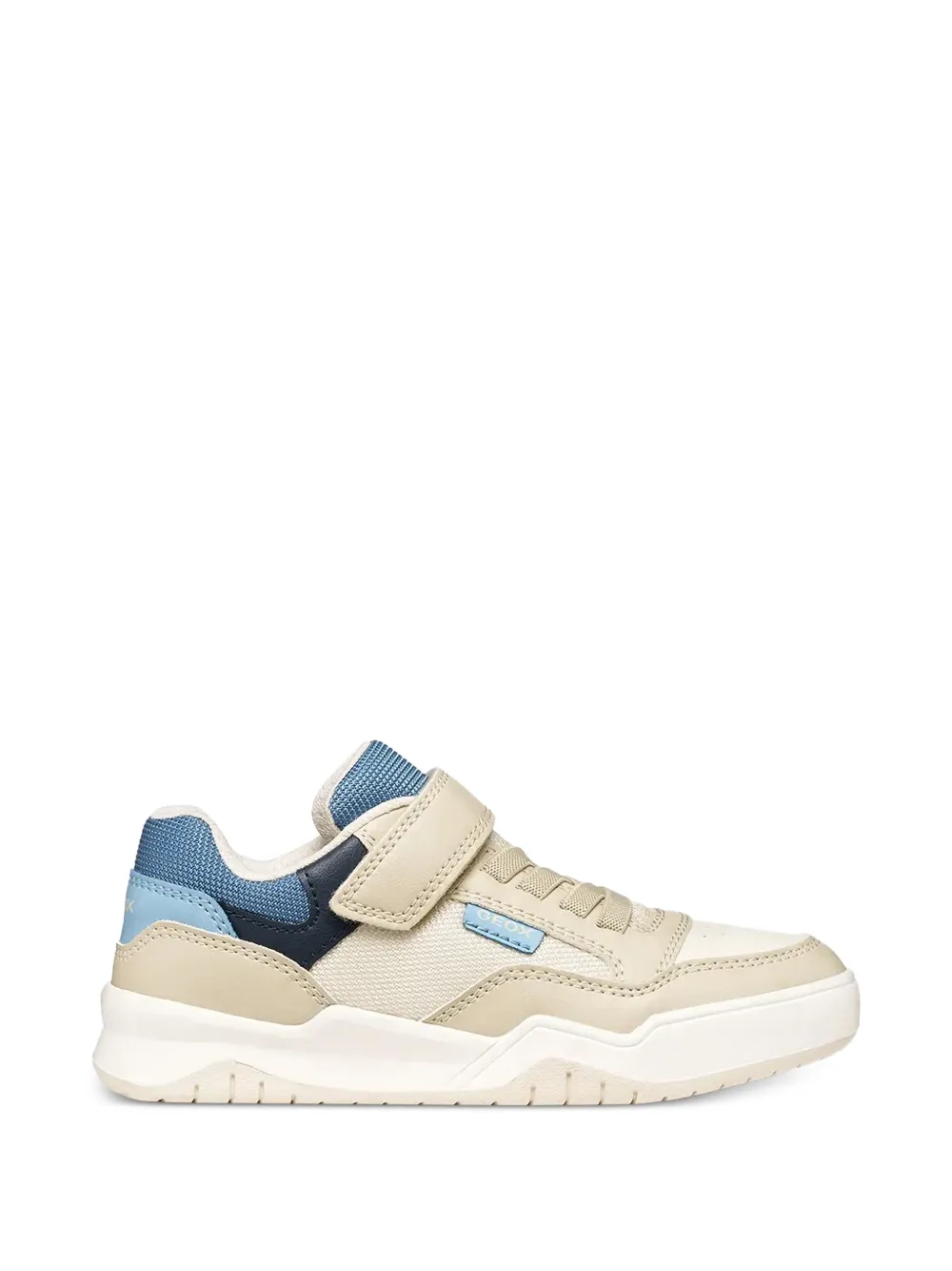 Geox Kids Perth sneakers met klittenband Beige