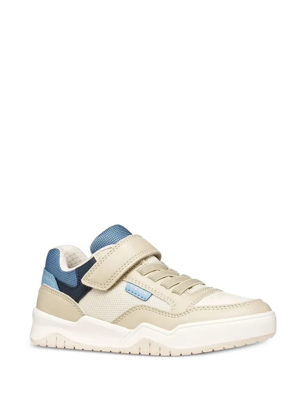 Geox Kids Perth sneakers met klittenband Beige