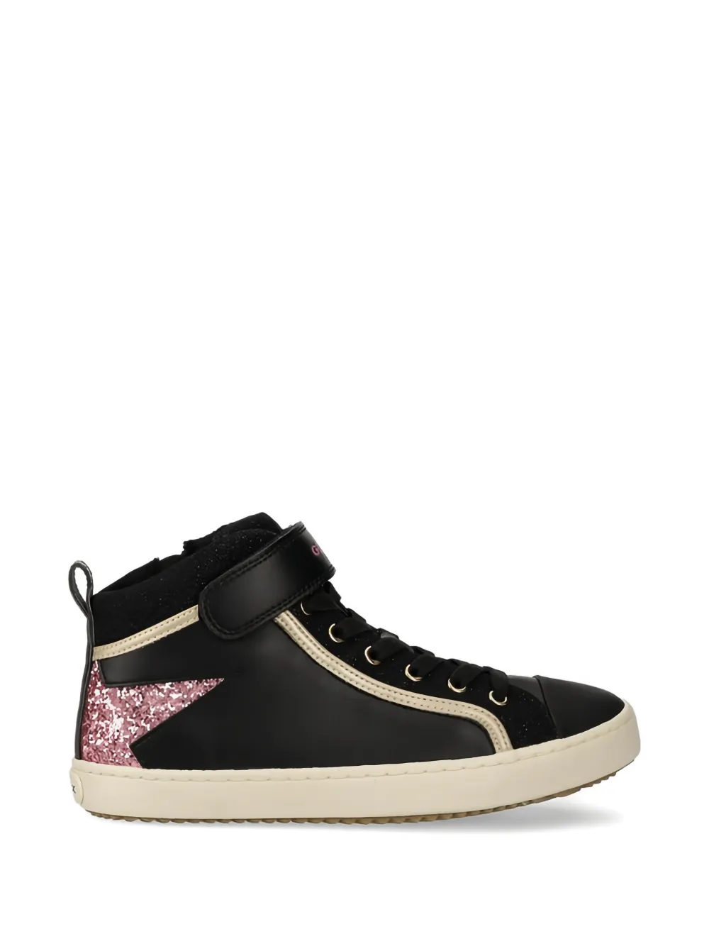 Geox Kids Kalispera high-top sneakers Zwart