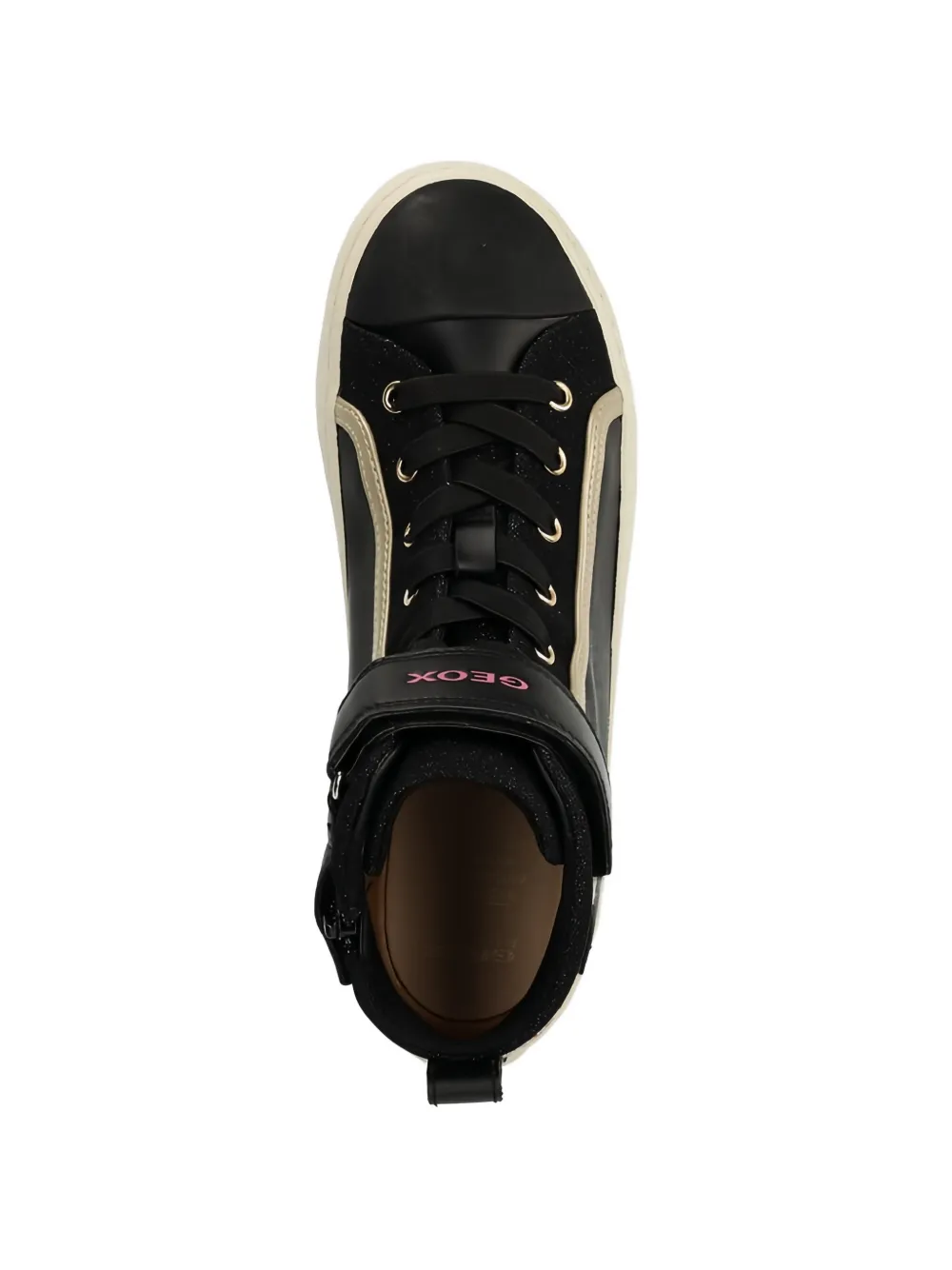 Geox Kids Kalispera high-top sneakers Zwart