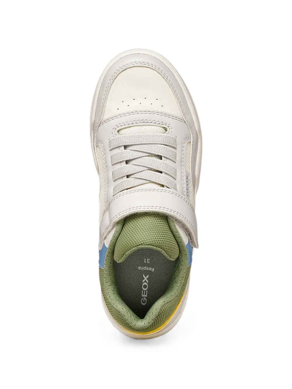 Geox Kids Perth sneakers met klittenband Beige