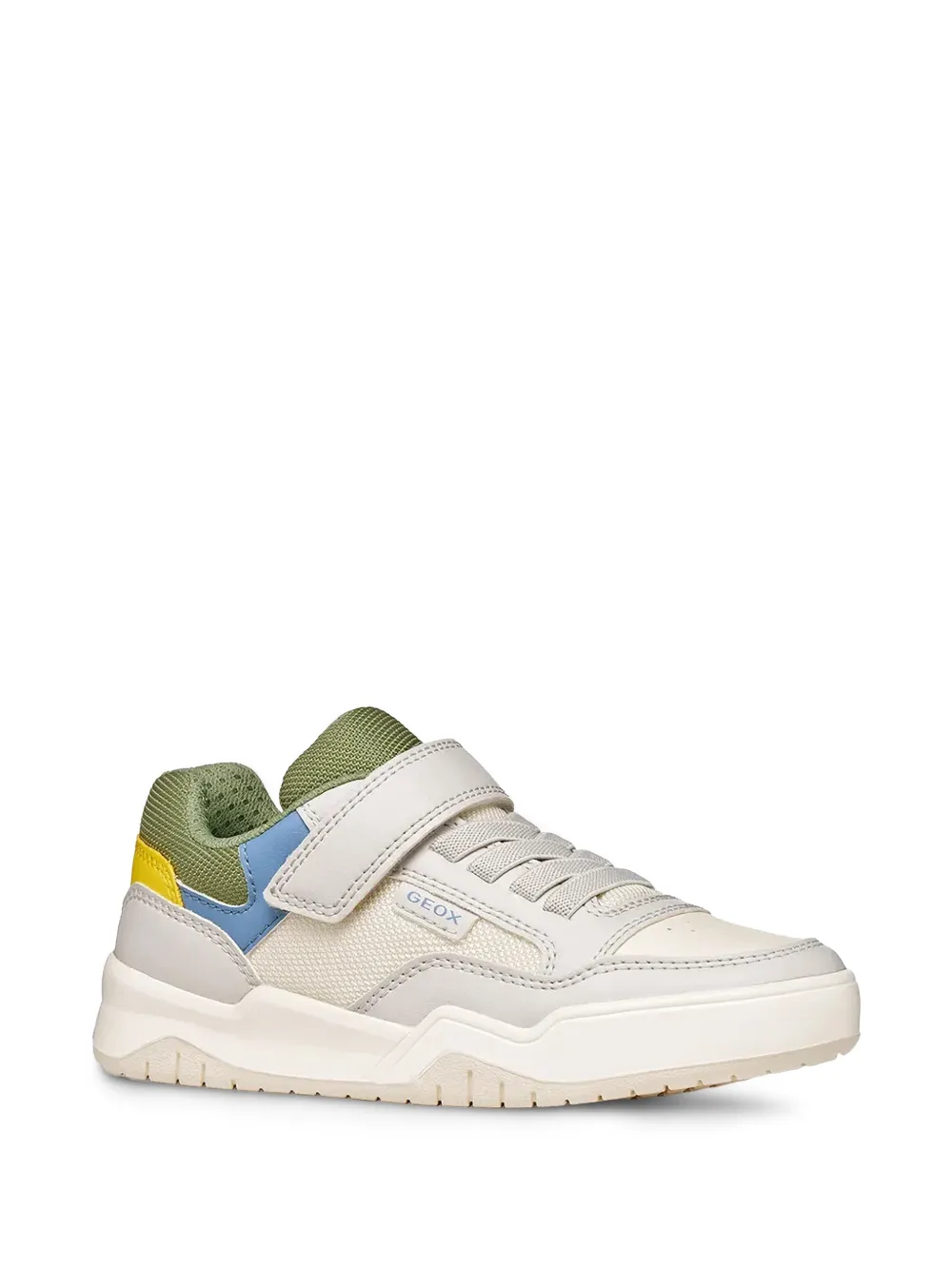 Geox Kids Perth sneakers met klittenband Beige