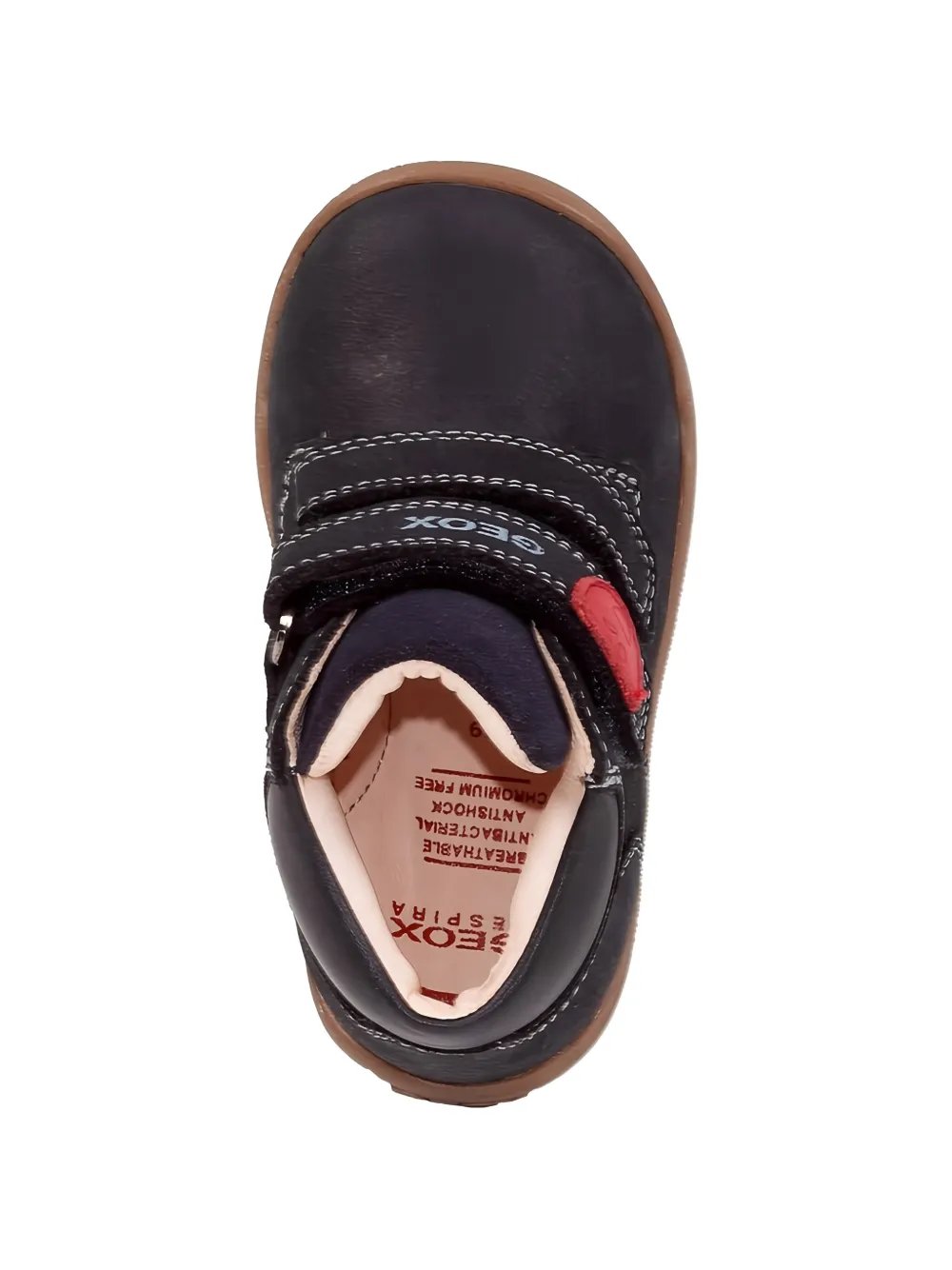 Geox Kids touch strap sneaker Zwart