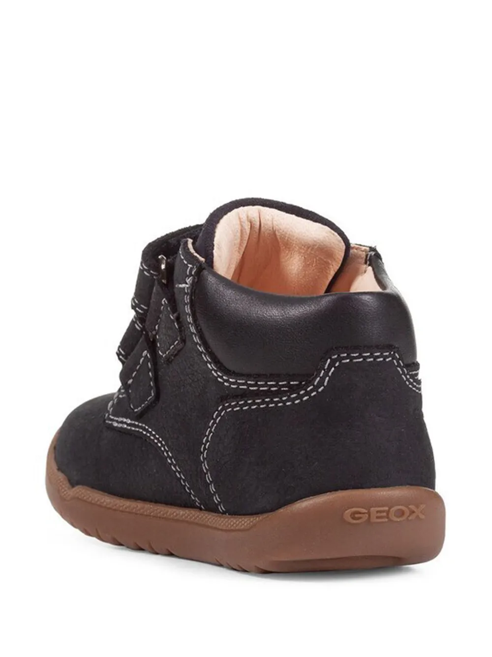 Geox Kids touch strap sneaker Zwart