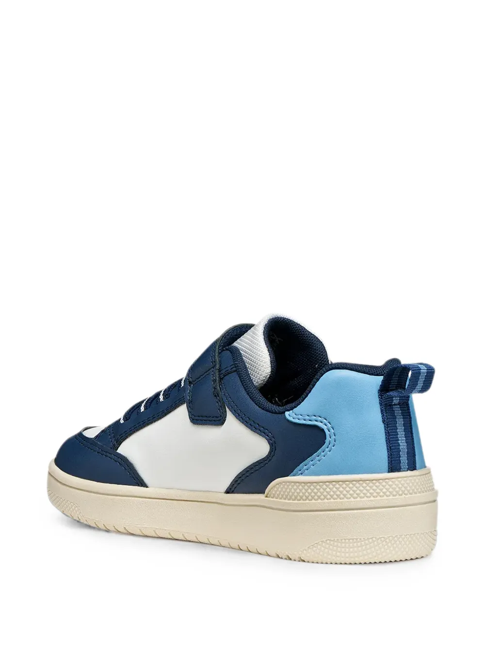Geox Kids Washiba touch-strap perforated sneakers Blauw