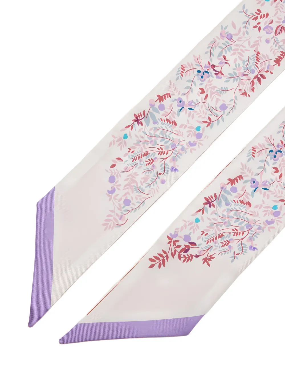 Gucci Printed Silk Twill Ribbon in Orange, view 3