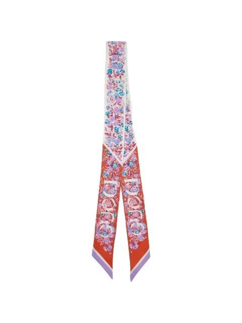 Gucci floral silk scarf