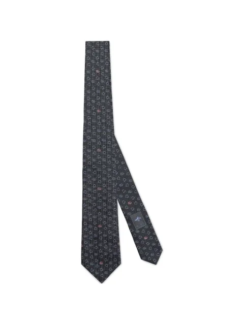Gucci GG logo-pattern tie