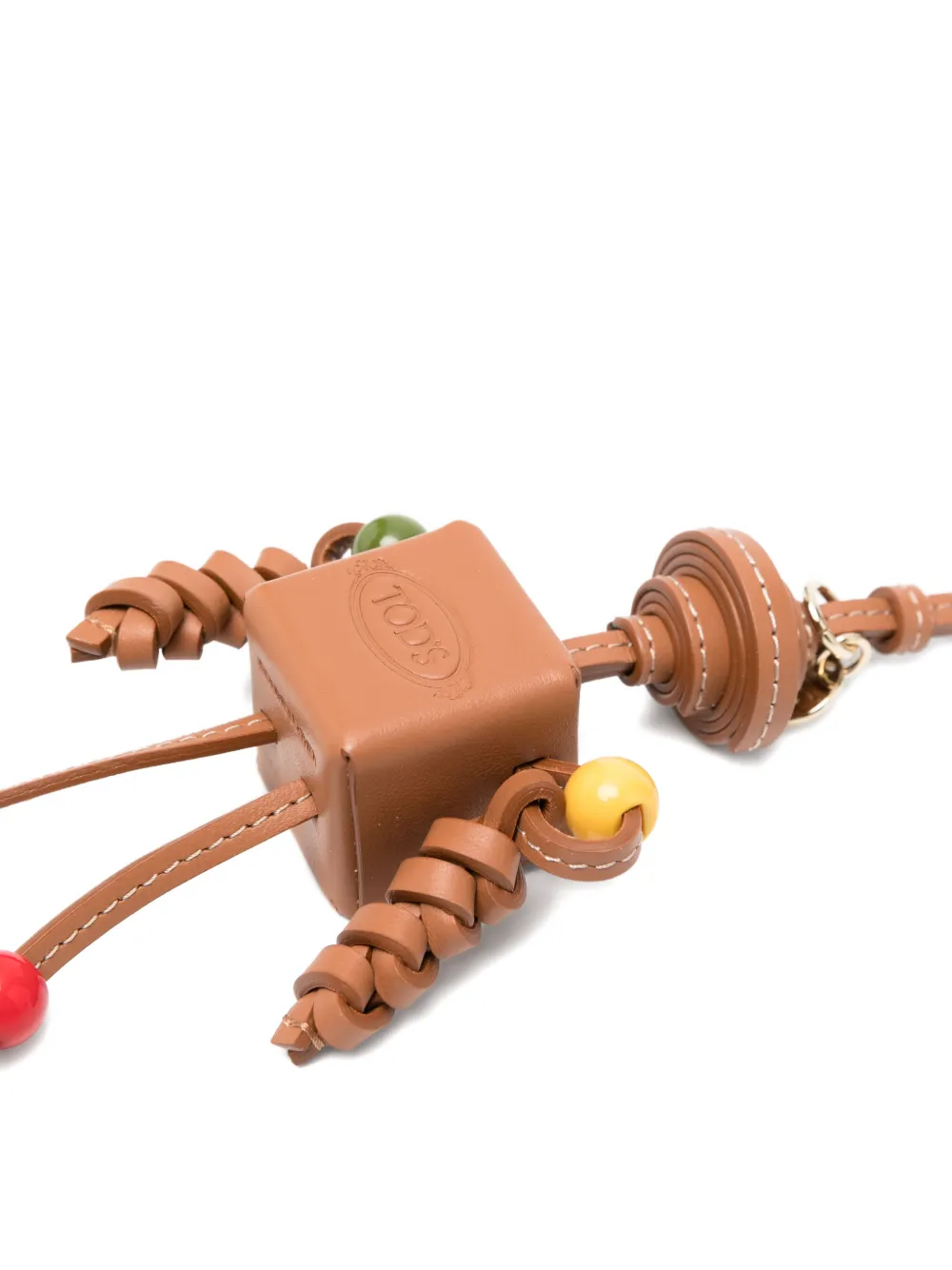 Tod's Tassenbedel met kralen Bruin