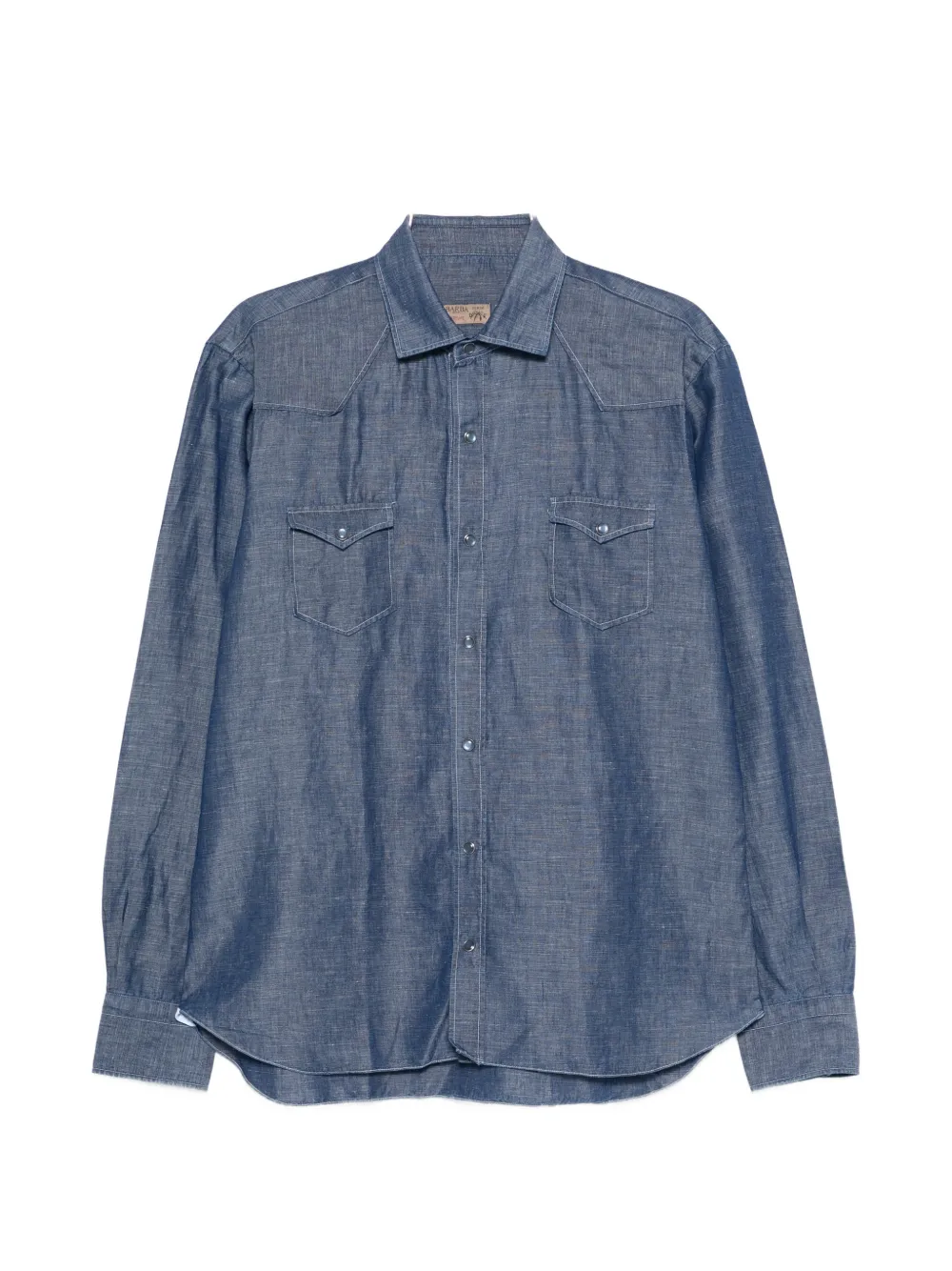 Barba flap-pocket shirt - Blau