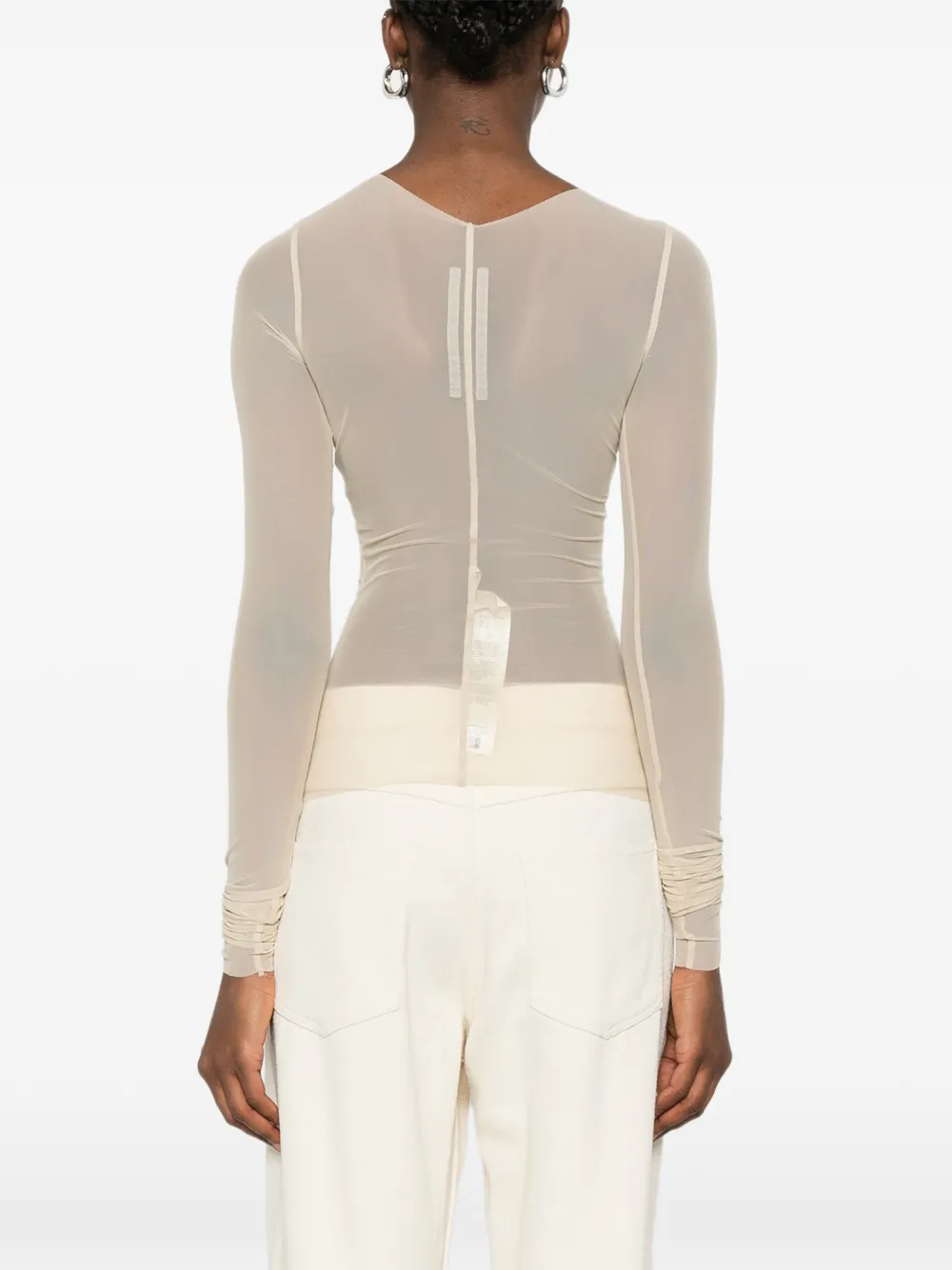 Rick Owens Temple T-shirt Beige