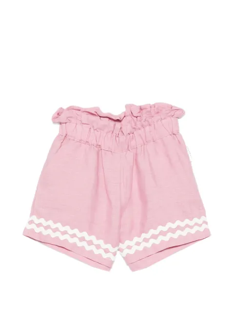 MIPOUNET Isaline ruffled zig-zag shorts