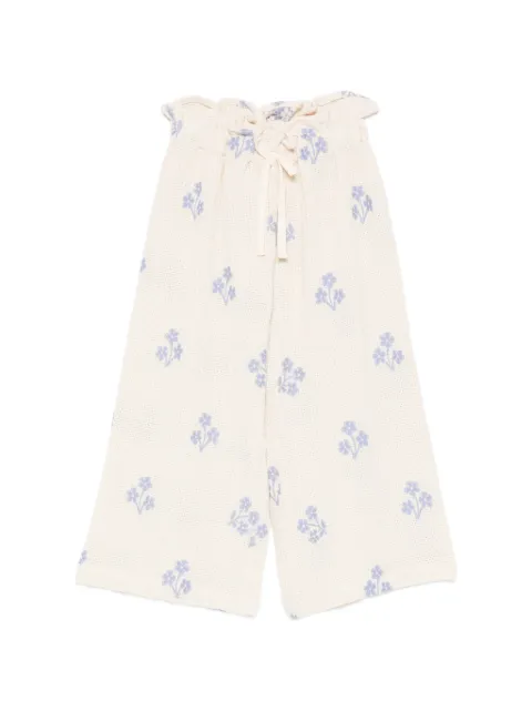 MIPOUNET Sandrine floral trousers