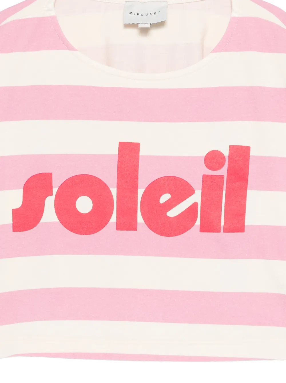  Mipounet Camiseta Soleil A Rayas - Rosa 