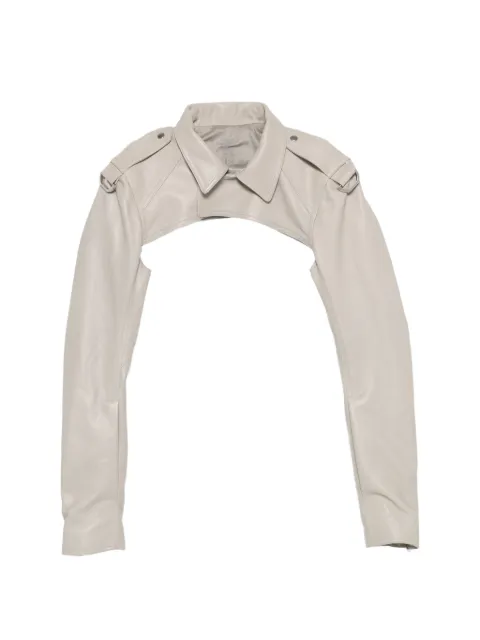 Rick Owens Microbiker leather jacket