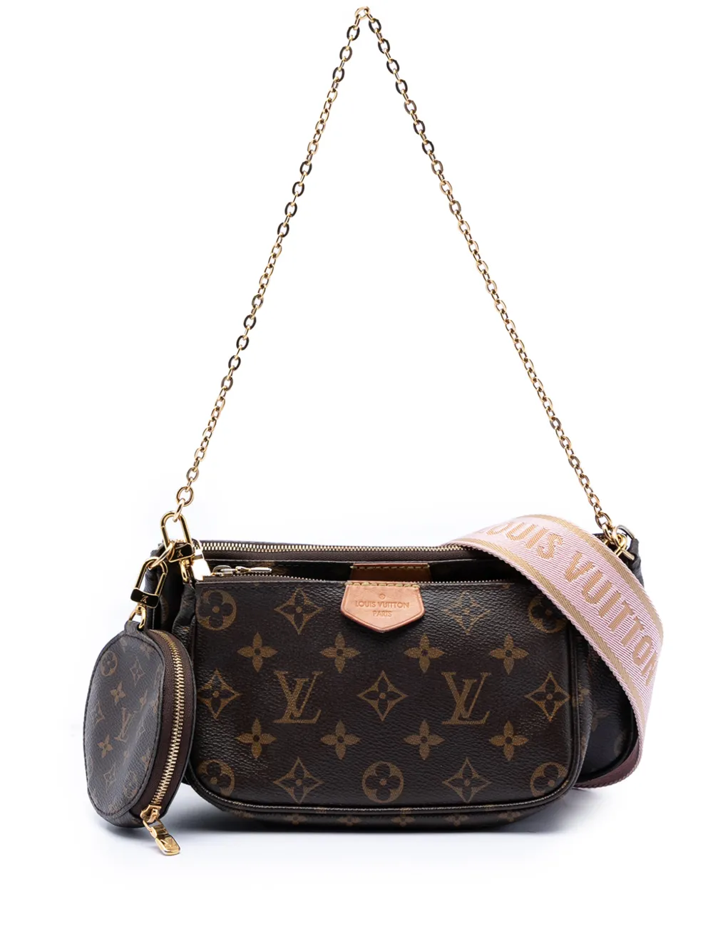 Louis Vuitton Pre-Owned 2021-2025 Monogram Multi Pochette Accessoires satchel - Marrone