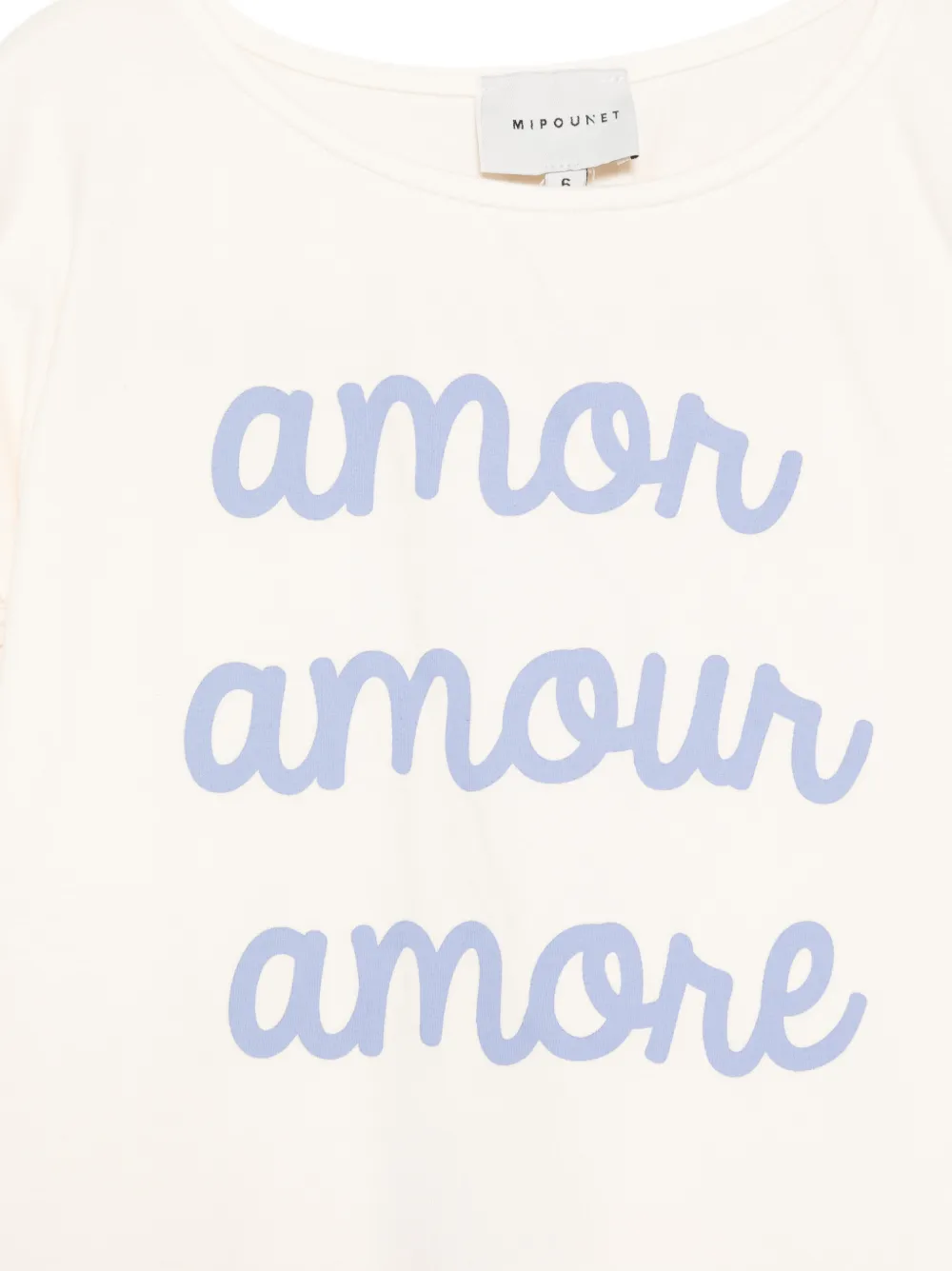  Mipounet Camiseta Amour Con Volantes - Neutro 