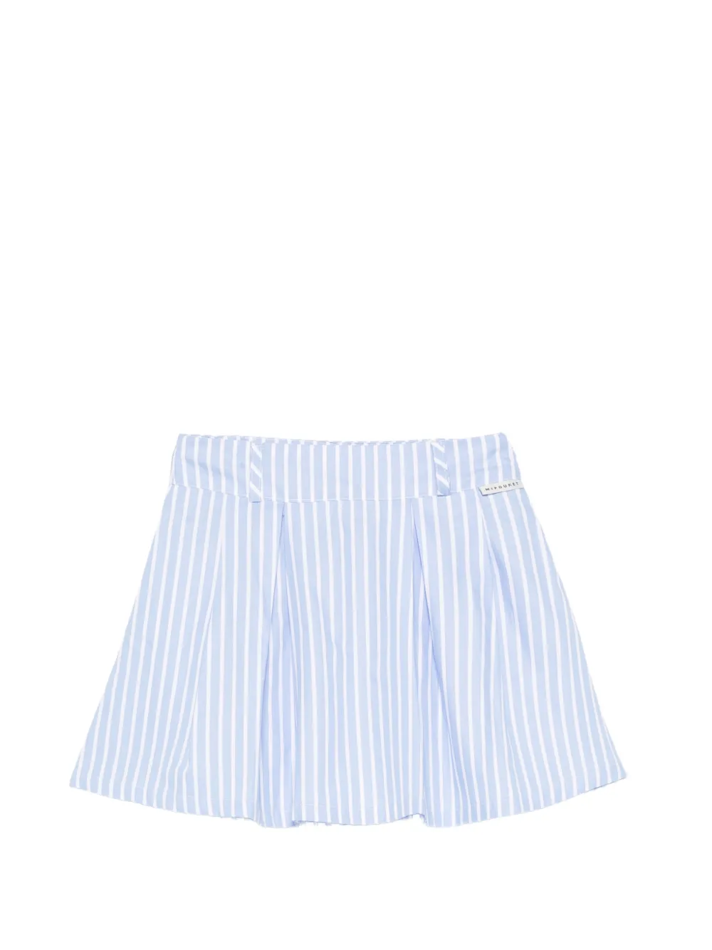 MIPOUNET Sia striped pleated mini skirt - Blu