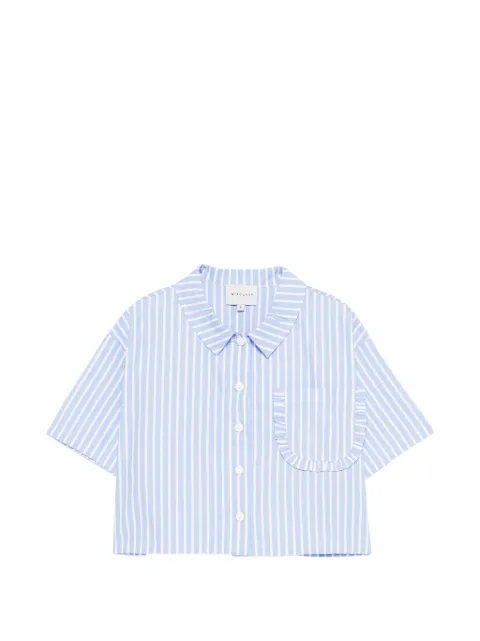 MIPOUNET camisa a rayas con volantes