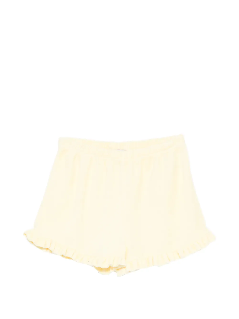 MIPOUNET Carina ruffled shorts - Giallo