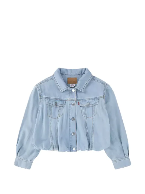 Levi's Kids Bubble elasticated-hem denim jacket