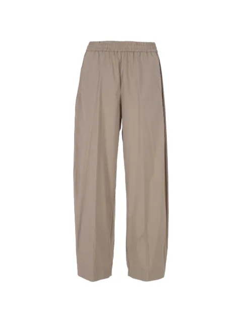 Herno elasticated-waistband trousers