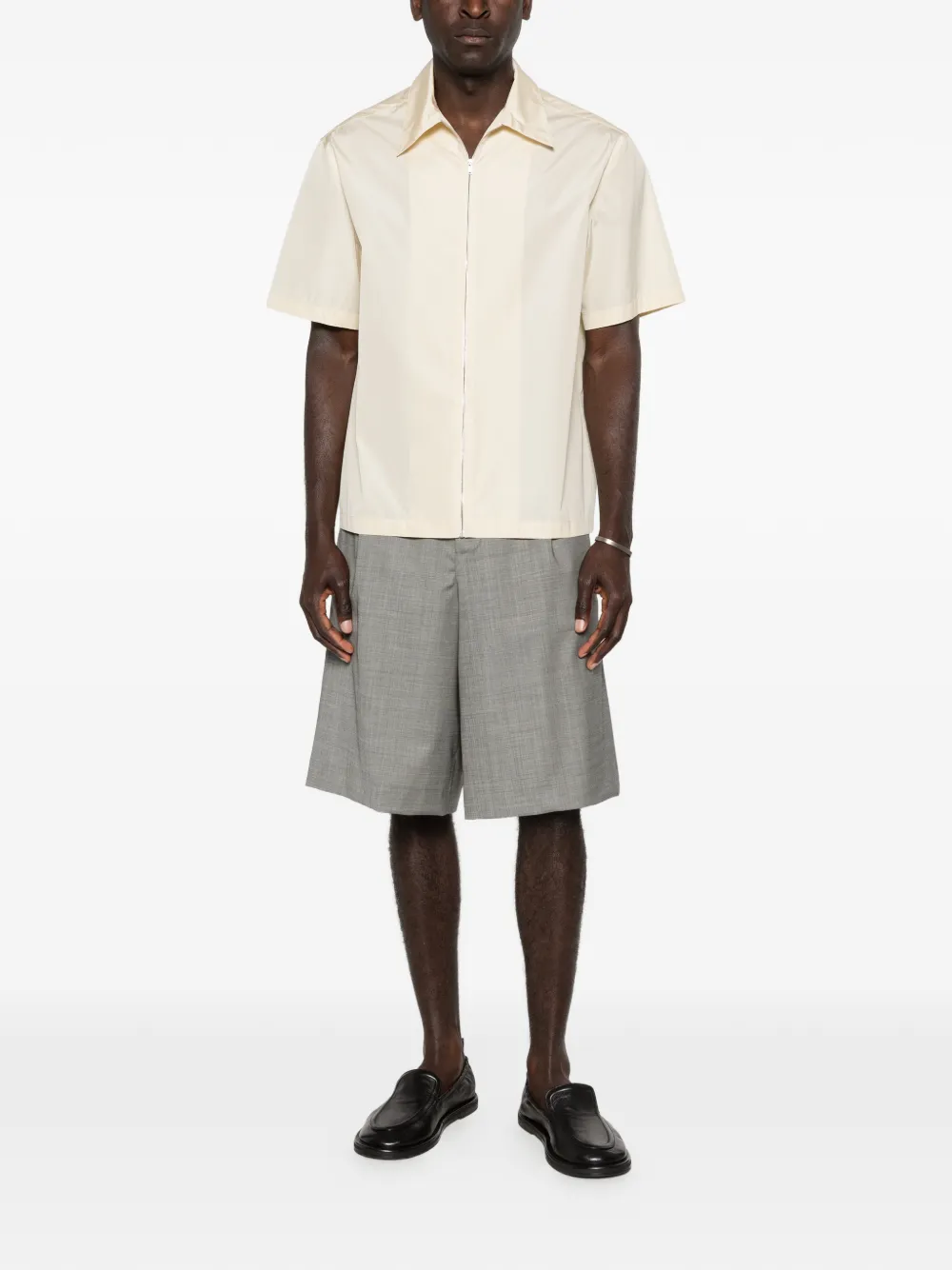Nine In The Morning Odell geplooide shorts Grijs