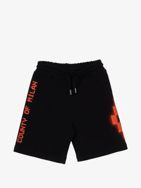 COUNTY OF MILAN KIDS bermudas con cordones y logo