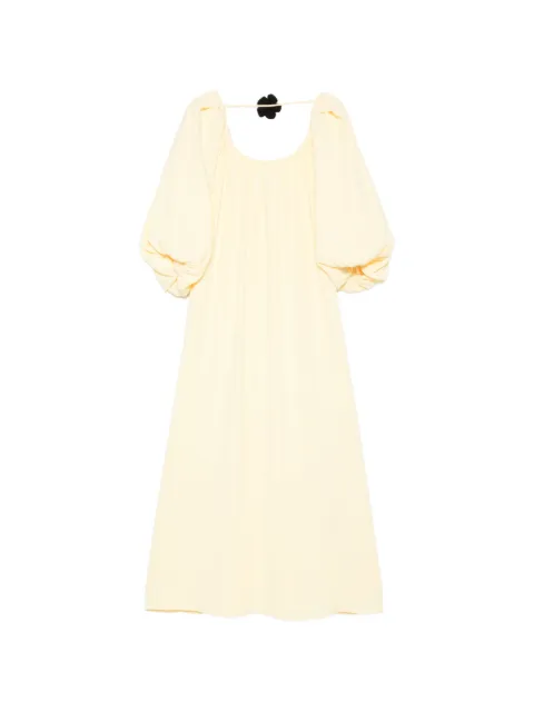Stine Goya gathered puff-sleeve maxi dress