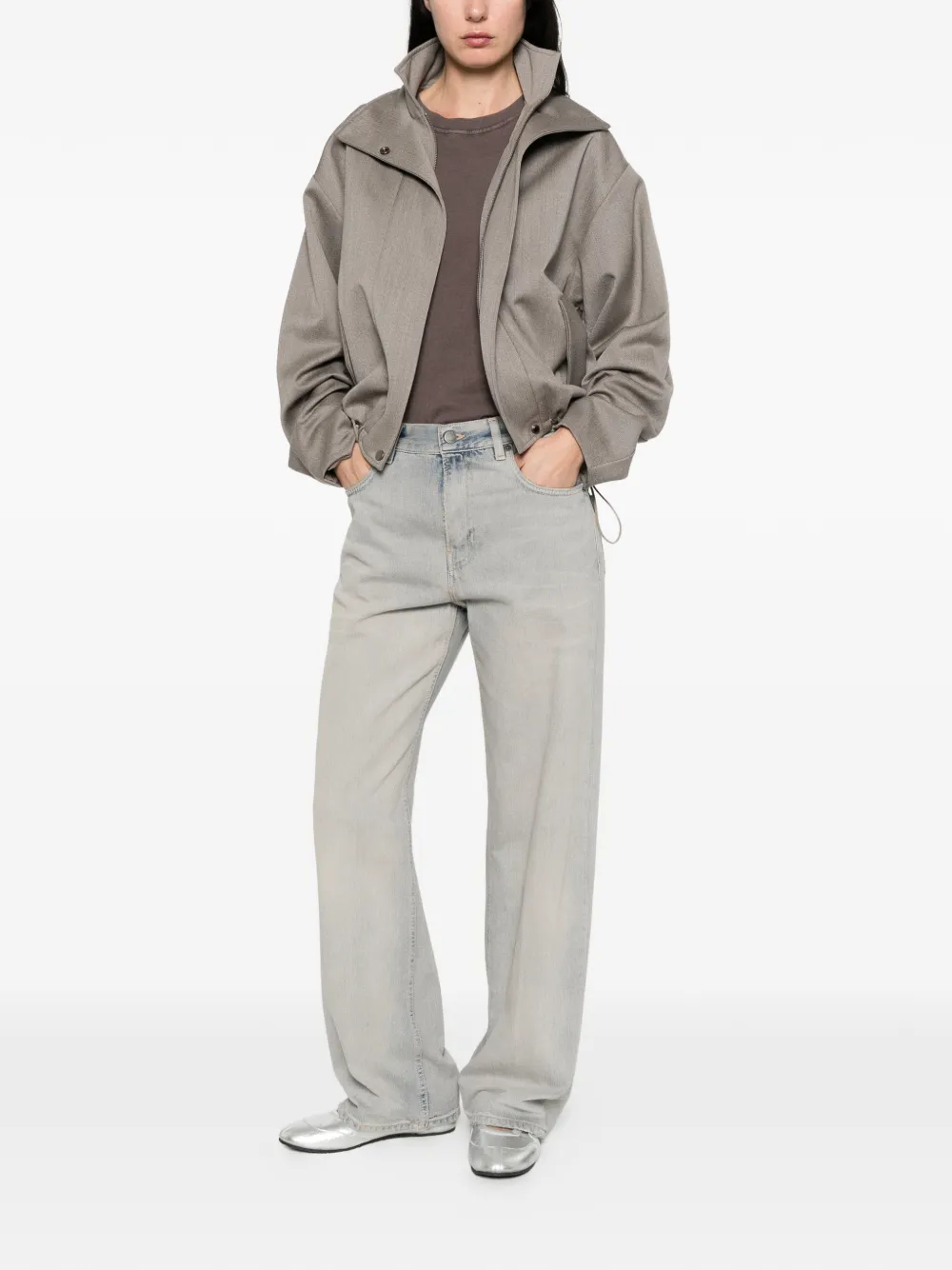 Haikure Jeans met wijde pijpen Blauw