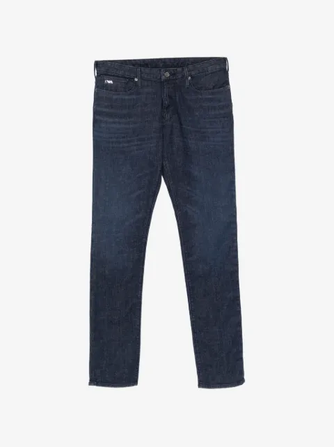 Emporio Armani J06 logo-plaque jeans