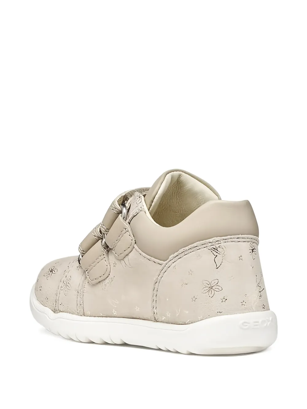 Geox Kids Macchia patterned trainers Beige