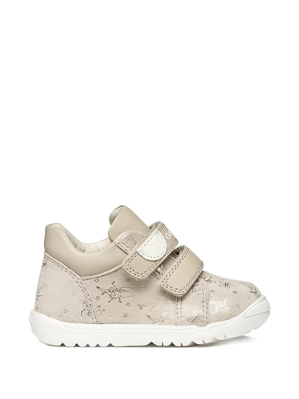 Geox Kids Macchia patterned trainers Beige