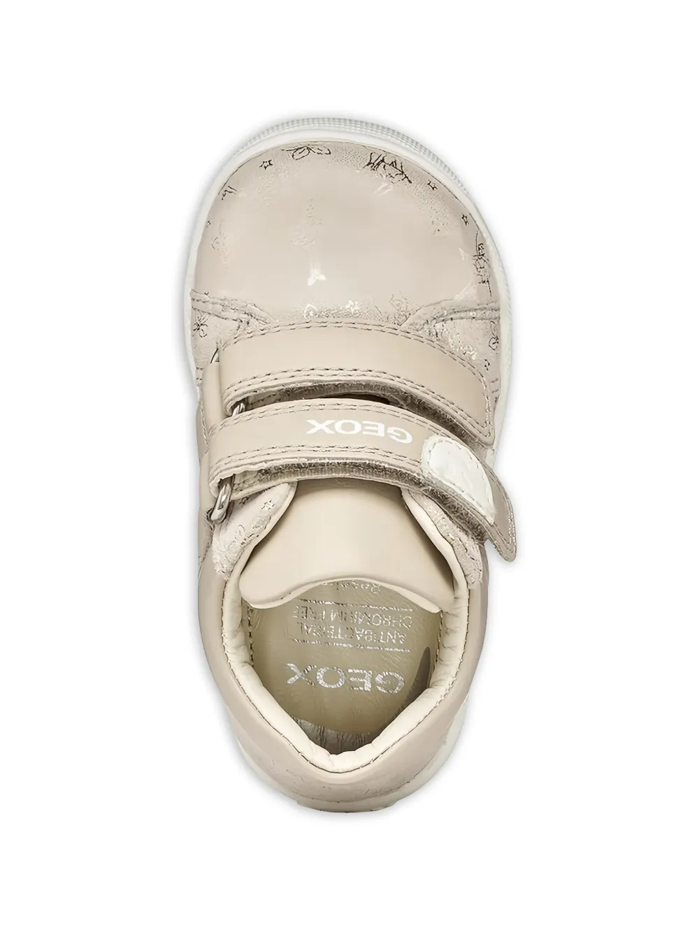 Geox Kids Macchia patterned trainers Beige