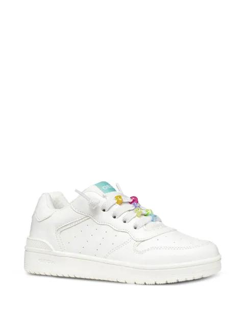 Geox Kids Washiba bead-embellished low-top sneakers