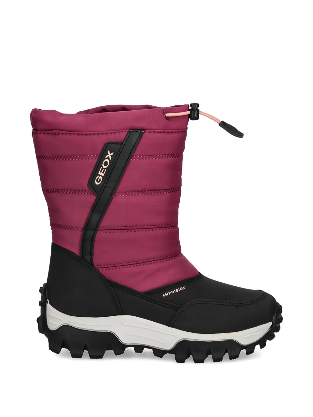 Geox Kids Himalaya gewatteerde laarzen met vlakken Paars