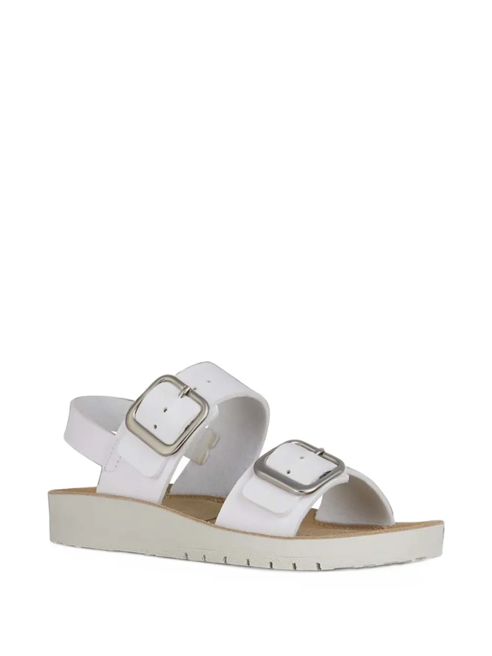 Geox Kids buckle-fastening slingback sandals - Bianco
