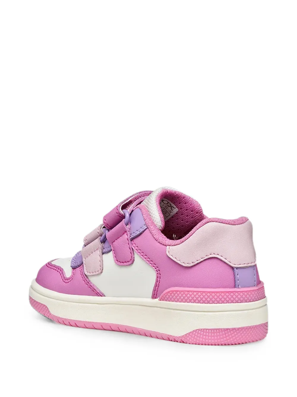 Geox Kids Washiba touch-strap perforated sneakers Roze