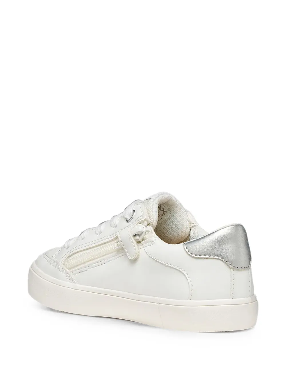 Geox Kids Gisli glitter-detail star-patch sneakers Wit