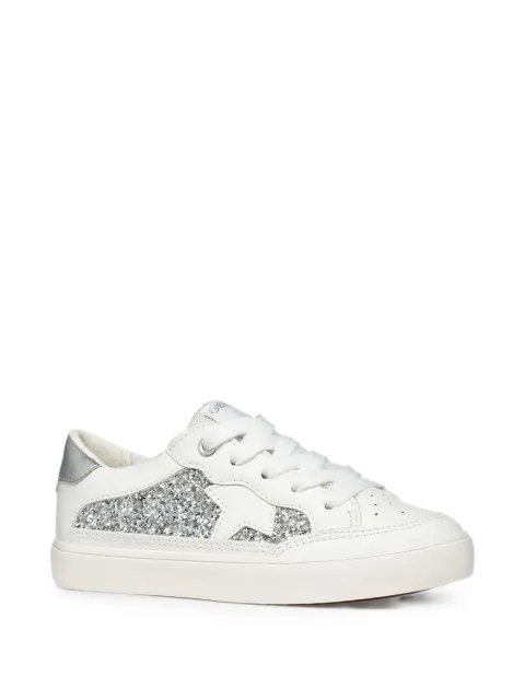 Geox Kids zapatillas Gisli con detalle de purpurina y parche de estrella